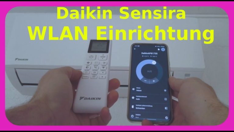 #Daikin #Sensira Split-Klima mit #QuickConnect – WLAN Einrichtung
