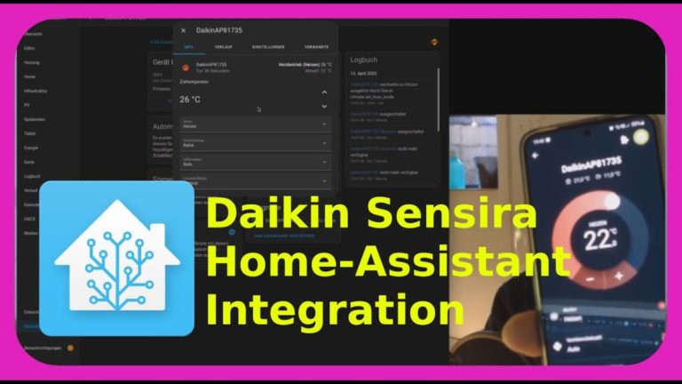 #Daikin #Sensira Integration in #HomeAssistant